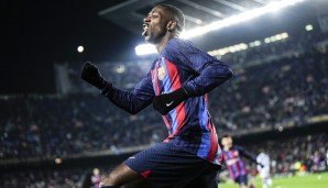 Ousmane Dembele celebrate Barcelona Real Sociedad Copa del Rey 2022-23