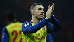 Lukas Podolski verabschiedet sich endgültig aus London