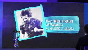 Italiens U21-Rekordspieler Andrea Pirlo ist Botschafter der Endrunde in Italien.