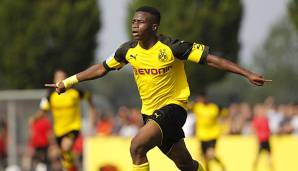 Gilt schon mit 14 Jahren als eines der größten Sturm-Juwele im deutschen Fußball: Dortmunds Youssoufa Moukoko.