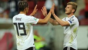 Neben Leroy Sane (li.) und Timo Werner (re.) fehlt auch PSG-Verteidiger Thilo Kehrer im Aufgebot der U21-Nationalmannschaft.