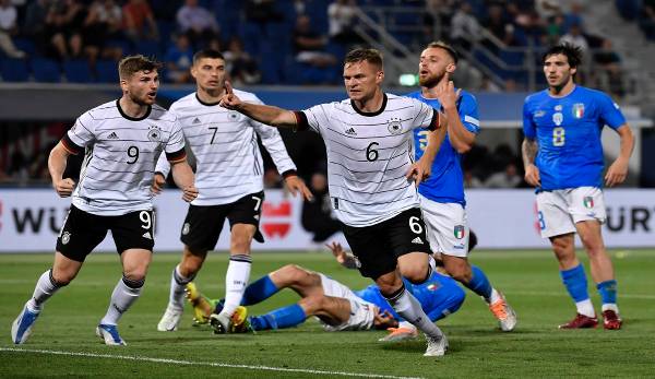 Joshua Kimmich glich für Deutschland im Spiel gegen Italien aus.