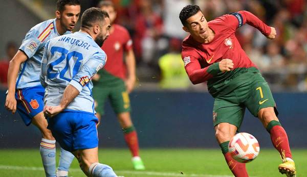 Portugal und Spanien kämpften im direkten Duell um das Ticket für das Finalturnier der Nations League,