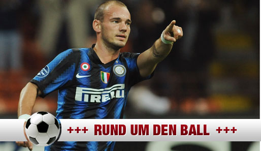 Nach einigen Flirts mit anderen Klubs hat sich Sneijder entschieden, bei Inter zu bleiben