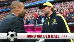 Für Pep Guardiola und Jürgen Klopp wird es vorerst das letzte Aufeinandertreffen