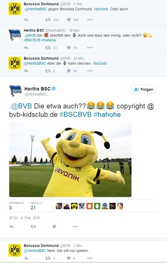 Hertha BSC, Borussia Dortmund