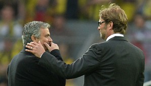 Jose Mourinho und Jürgen Klopp treffen am Sonntag aufeinander