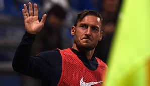 Francesco Totti wird im Sommer seine Karriere nach 25 Jahren Profi-Fußball beenden