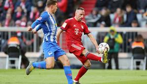 Franck Ribery stand gegen Hertha BSC in der Startelf.