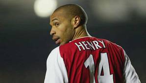 Thierry Henry war von 1999 bis 2007 für den FC Arsenal aktiv