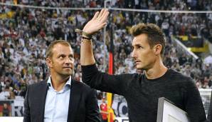 Hansi Flick und Miroslav Klose kennen sich aus deren gemeinsamer Zeit bei der deutschen Nationalmannschaft.