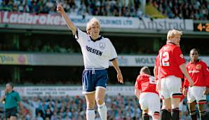 Für Tottenham hatte Klinsmann 1994/95 und bei einer kurzen Rückkehr 1998 insgesamt 29 Premier-League-Tore erzielt.