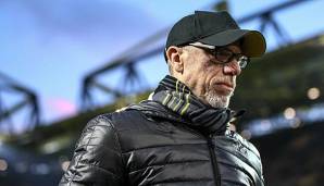 Peter Stöger spricht nach dem Europa-League-Aus.