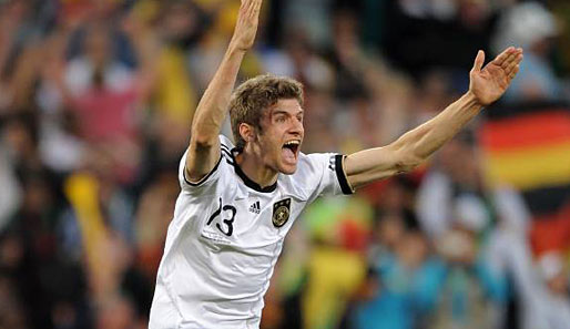 Thomas Müller schoss fünf Tore und bereitete drei Treffer vor