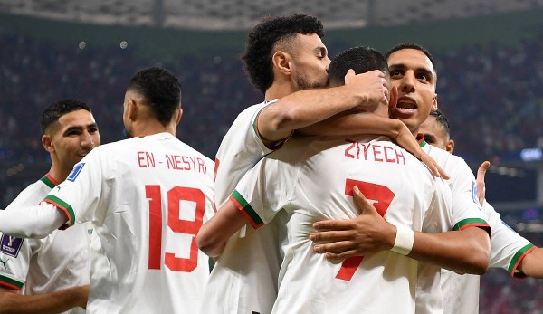 Marokko zieht in das Achtelfinale der WM 2022 ein.