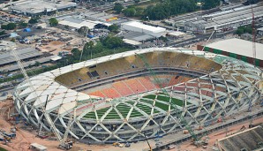 Der Zustand des WM-Stadions von Manaus lässt an eine rechtzeitige Fertigstellung zweifeln