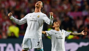 Cristiano Ronaldo feierte mit Real Madrid den Titelgewinn der Champions League