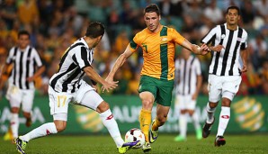 Matthew Leckie gab Ende 2012 sein Länderspieldebüt für die Socceroos