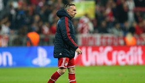 Franck Ribery ist noch immer angeschlagen
