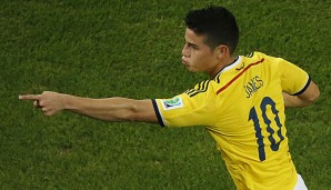 James Rodriguez traf bisher in allen WM-Spielen der Kolumbianer