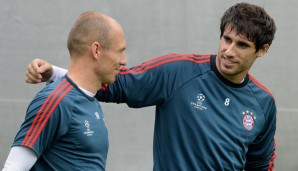Javi Martinez und Arjen Robben treffen am Freitag im ersten Gruppenspiel aufeinander