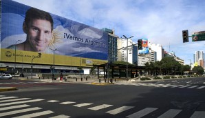 In Buenos Aires sind die Straßen wie leergefegt, wenn Messi - pardon - Argentinien spielt