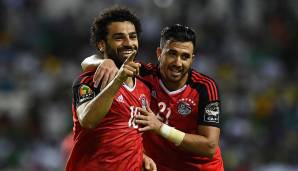ÄGYPTEN: Mohamed Salah verwandelte gegen den Kongo in der fünften Minute der Nachspielzeit einen Elfmeter und schoss Ägypten so zur WM