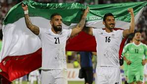IRAN: Der Iran marschierte bisher ohne Niederlage durch die finale Phase der Asien-Quali. Den entscheidenden Sieg holten die Iraner mit einem 2:0 über Usbekistan
