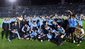 URUGUAY: Auf den Supersturm um Cavani und Suarez war Verlass. Uruguay schloss die Quali in Südamerika auf Platz zwei ab
