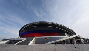 Die Kasan-Arena ist nicht nur das Stadion von Rubin Kasan, sondern auch eine Spielstätte der WM 2018. Insgesamt 45.105 Plätze gibt es im weiten Rund, das vor allem durch seine LED-Fassade auffällt.