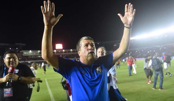 Panamas Trainer Hernan Dario Gomez nimmt bereits zum fünften Mal an einer WM-Endrunde teil.