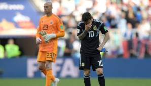 Lionel Messi vergab im Spiel gegen Island einen Elfmeter für Argentinien.