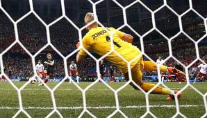 Kasper Schmeichel rettete Dänemark gegen Kroatien ins Elfmeterschießen.