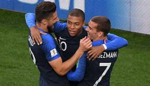 Frankreich steht bereits sicher im Achtelfinale der WM 2018.