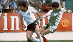 16. Juni 1982 in Gijon (Spanien): Deutschland - Algerien 1:2, für Deutschland traf Karl-Heinz Rummenigge.