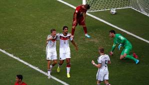 16. Juni 2014 in Salvador (Brasilien): Deutschland - Portugal 4:0, für Deutschland trafen Thomas Müller (3x) und Mats Hummels.