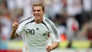 WM 2006: Bei der ersten offiziellen Vergabe der Auszeichnung gewann Lukas Podolski. Der damals 21-Jährige erzielte bei der Heim-WM für Deutschland drei Treffer. In Erinnerung bleibt sein Doppelpack im Achtelfinale gegen Schweden.