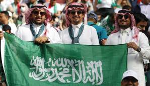 Es kamen aber auch zahlreiche Anhänger Saudi-Arabiens zum WM-Auftakt.