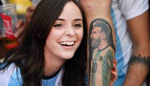 Gar nicht schlecht getroffen der Herr Messi. Vielleicht hätte der Tattookünstler den Elfer gegen Island verwandelt.