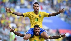Neymar (Brasilien) - 2 Tore.