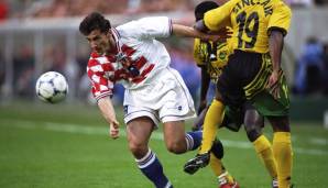 WM 1998 in Frankreich: Heute ist Davor Suker als Präsident des Kroatischen Fußball Verbands tätig, bei der WM 1998 verdiente er sich mit sechs Treffern den Goldenen Schuh.