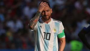 Für die argentinische Nationalmannschaft am Verzweifeln: Lionel Messi.