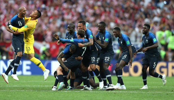 Frankreich gewann die vergangene WM 2018 mit einem 4:2-Sieg im Finale gegen Kroatien.