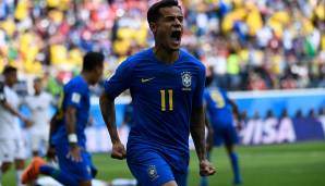 Philippe Coutinho (Brasilien): Kaum einer hatte ihn bei dem ganzen Neymar-Hype auf dem Zettel. War jedoch Brasiliens gefährlichster Offensivspieler und bester Torschütze.