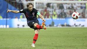 Luka Modric (Kroatien): Der herausragende Mann auf Kroatiens Weg ins WM-Finale. Perfekte Mischung aus Ballabfänger, -verteiler und Führungsspieler.