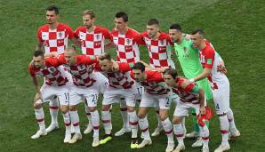 So sah die Startelf der Kroaten im WM-Finale 2018 aus.