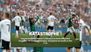 Nach dem 1:0-Sieg gegen Deutschland feiern die internationalen Medien Mexiko und seinen Helden Hirving Lozano. Deutschland dagegen? "Katastrophe!" Die Pressestimmen.