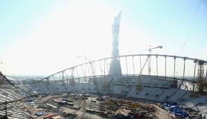Das Khalifa International Stadium in Katars Hauptstadt Doha