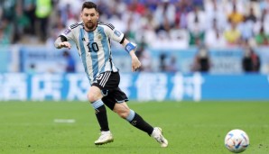 Lionel Messi trifft für Argentinien zum 1:0