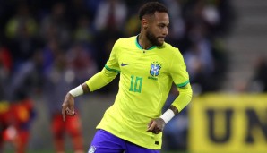 Neymar möchte mit Brasilen bei der WM in Katar um den Titel mitspielen.